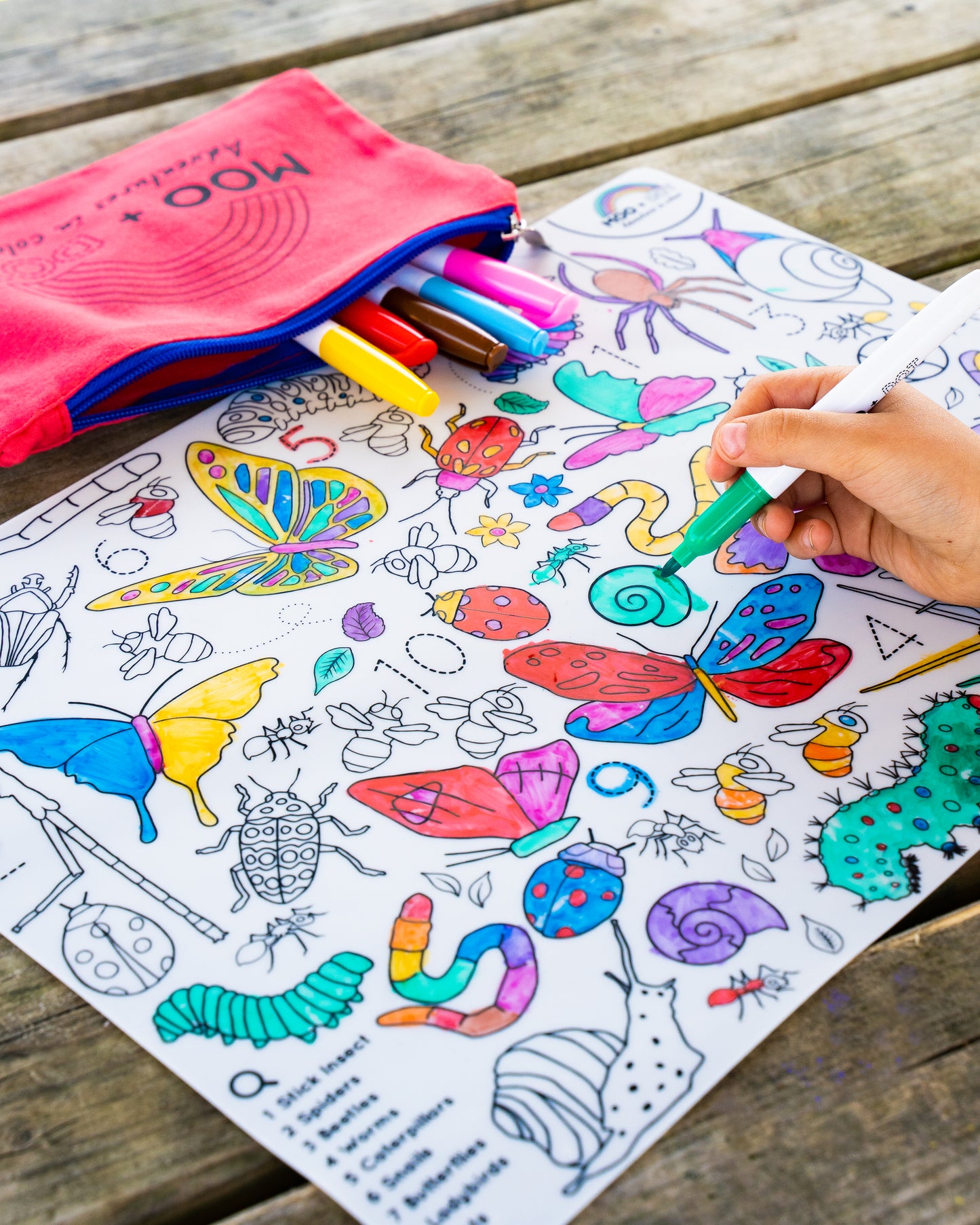 Beautiful Bugs Mat Set