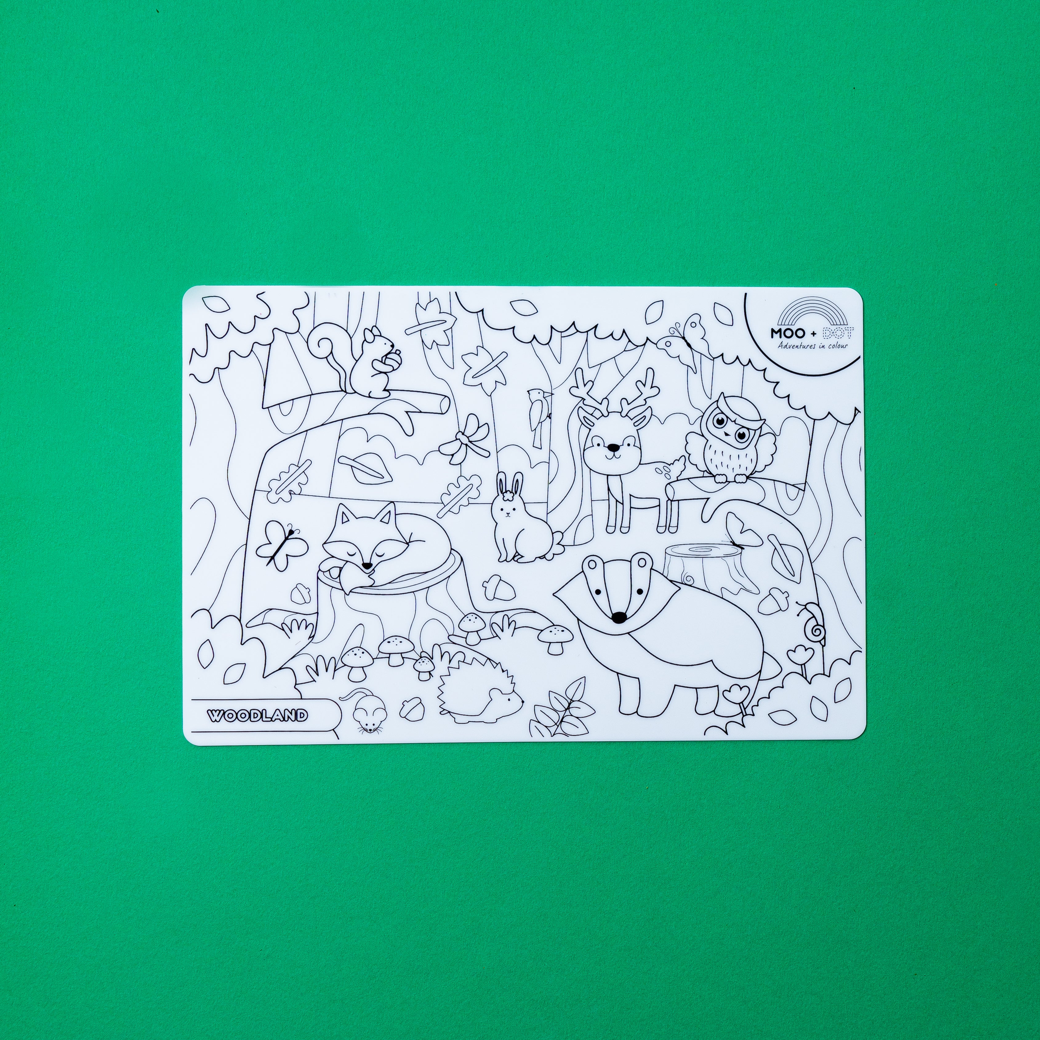 Woodland Mini Mat - mat only – Moo and Dot
