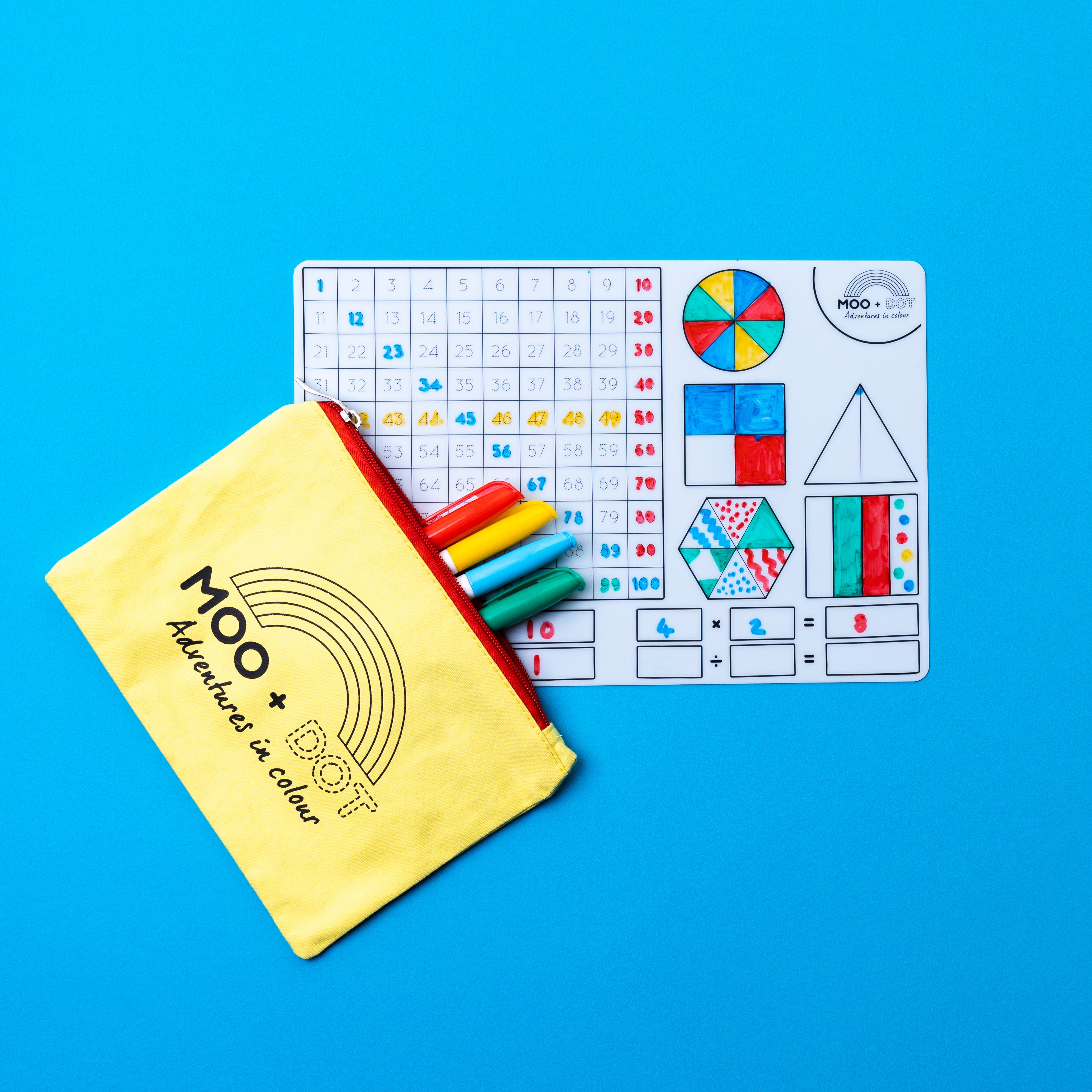 Numbers Mini Mat Set Moo and Dot