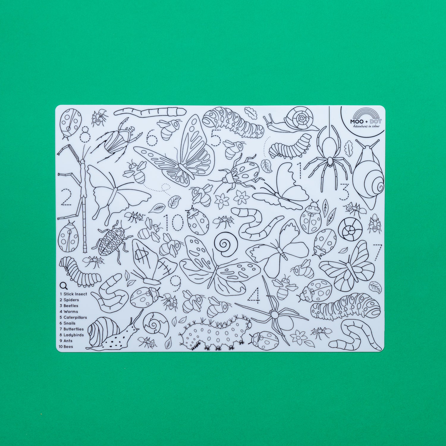 Beautiful Bugs Mat Set – Moo and Dot