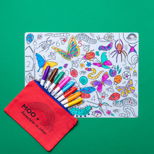 Beautiful Bugs Mat Set