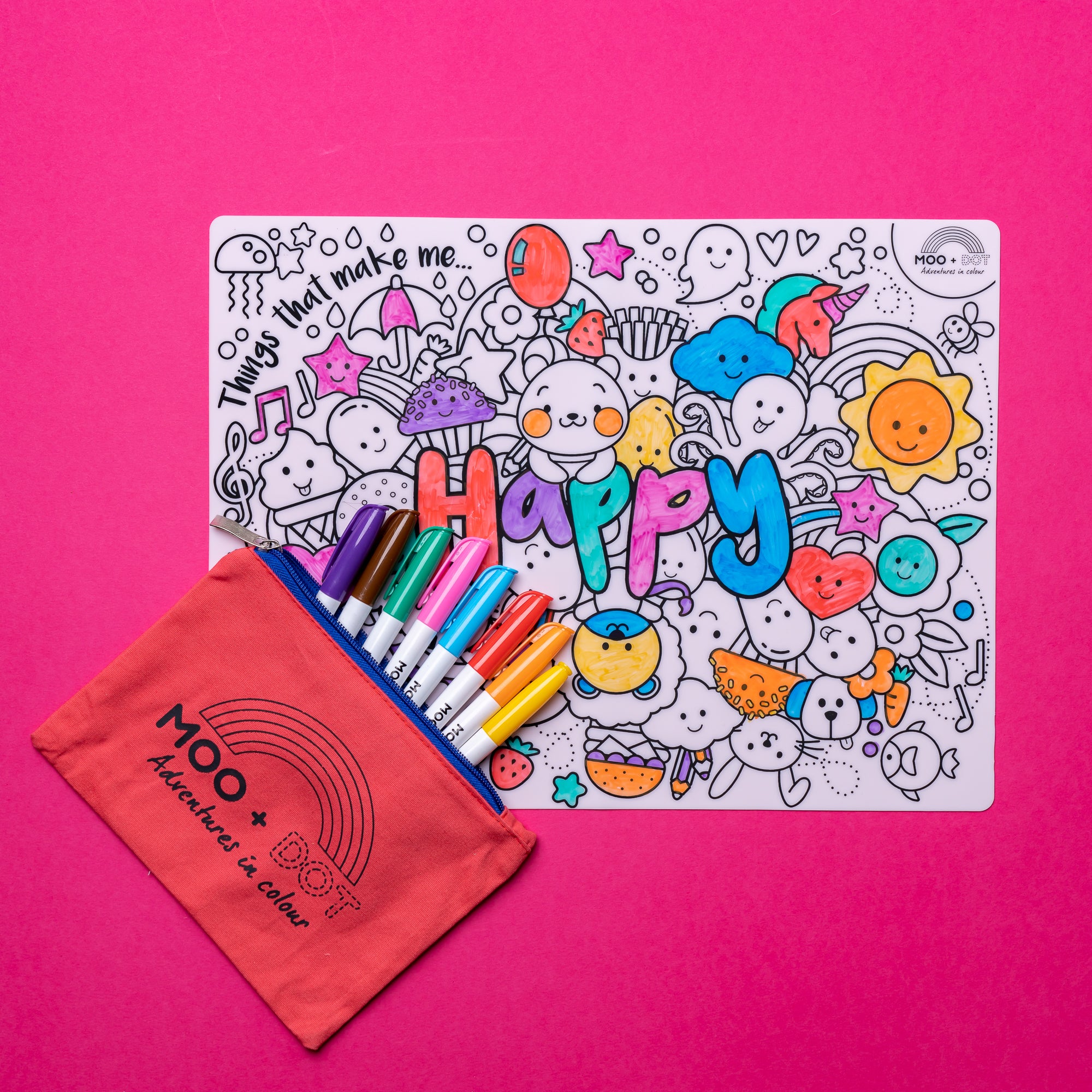 Happy Mat Set Moo and Dot